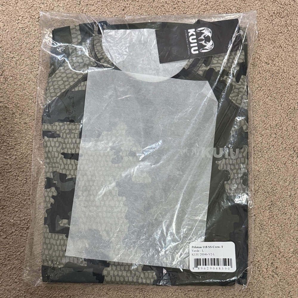 KUIU Peleton 118 SS Crew-T Large